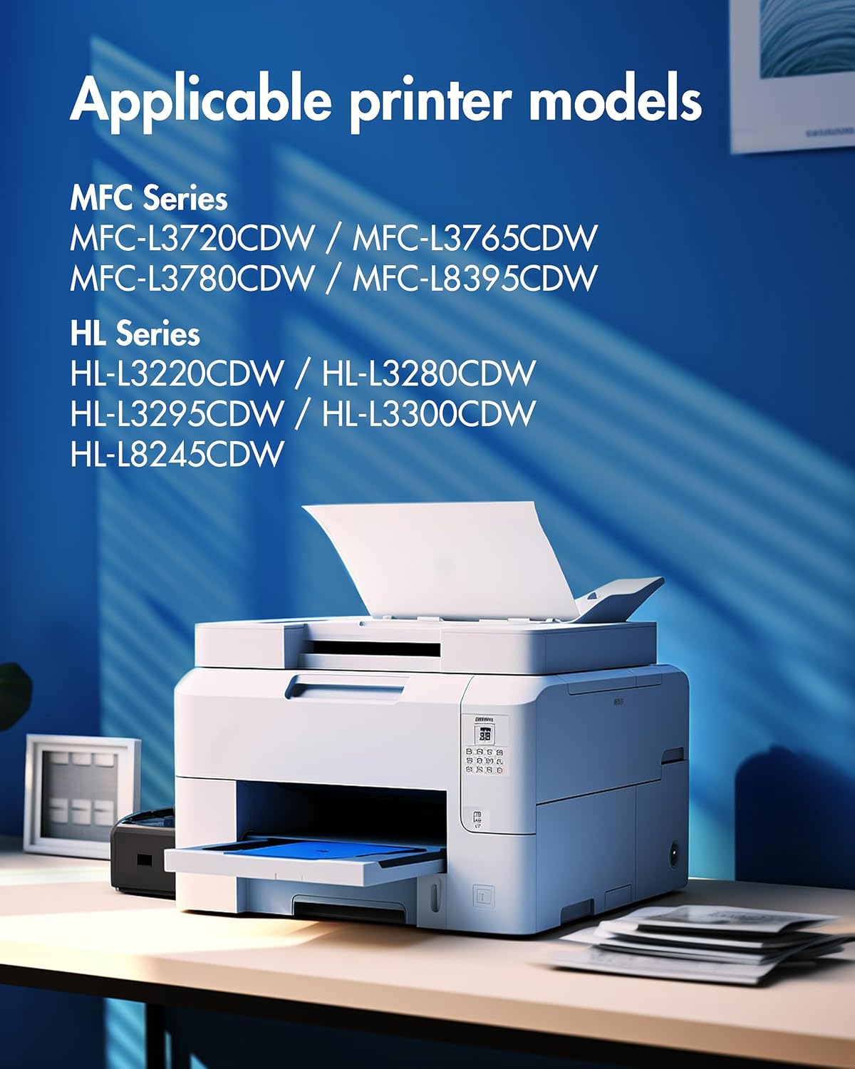TN229XL TN229 Toner Compatible for Brother TN229XL Toner Cartridge Works for MFC-L3780CDW HL-L3280CDW HL-L3220CDW HL-L3295CDW MFC-L3720CDW, 2 Pack