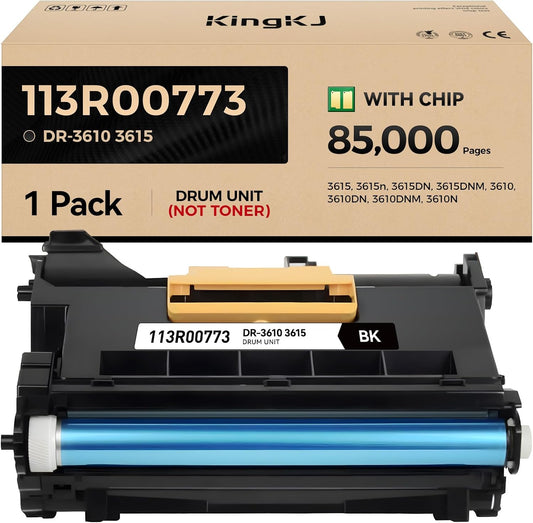 113R00773 Drum Unit (Not Toner) Replacement for Xerox 113R00773 3610 3615 Image-Drum Compatible with Xerox WorkCentre 3615 3615n 3615DN 3615DNM Phaser 3610 3610DN 3610DNM 3610N DocuPrint M455 Printer