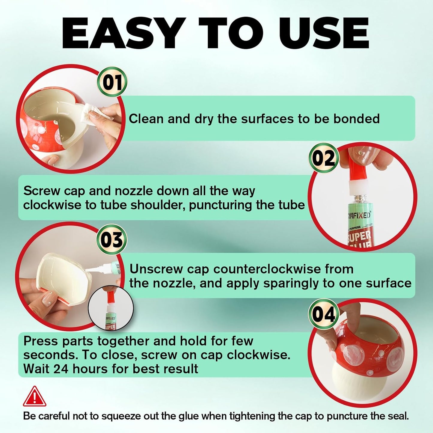 Super Glue Gel & Liquid, Clear Ca Glue Multipack All Purpose Repair Ceramic Plastic Glass Metal Pottery, Single Use Strong Cyanoacrylate Adhesive for Bonding Wood Shoes Crafts Model Aquarium Instant