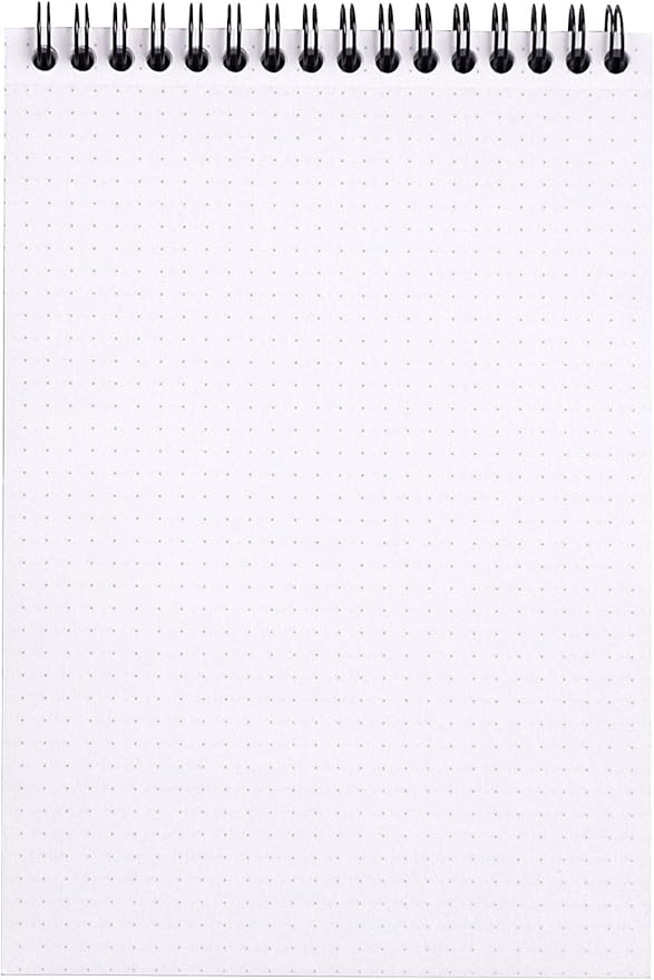 Rhodia Wirebound Notepad, A5, Dot - Black