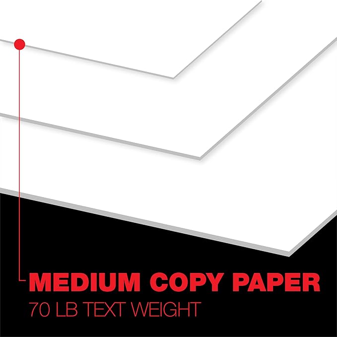 Accent Opaque White Printer Paper, 13” x 19” 28lb Copy Paper – 1,800 Sheets (4 Reams) – Premium Computer Paper with Super Smooth Finish, 97 Bright, 104gsm – Ideal for Ink Heavy Printing – 189034C
