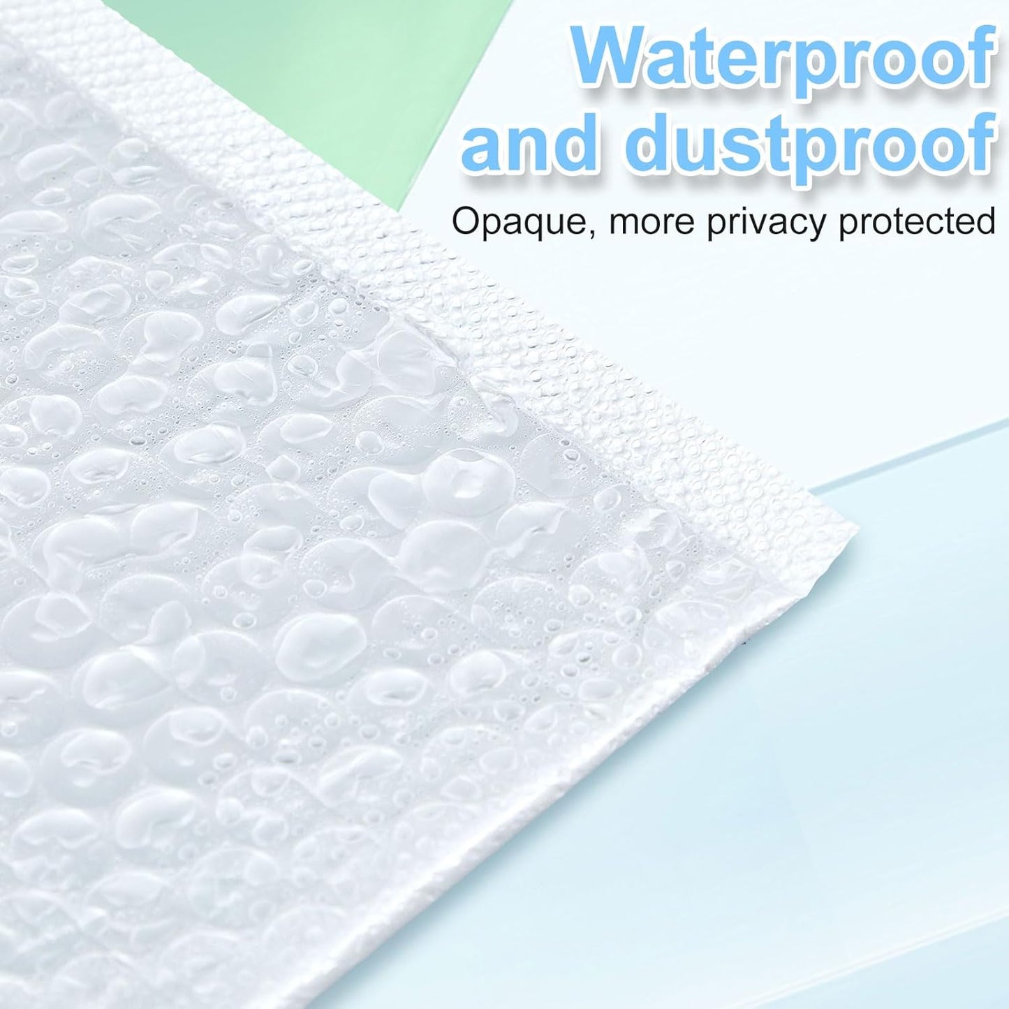 Ireer 20 Pack Extra Large Bubble Mailers 10 x 13" Poly Padded Envelopes Cushioned Mailing Envelopes Bubble Padded Mailers Self Adhesive Waterproof Shipping Bags for Business Gift Packaging