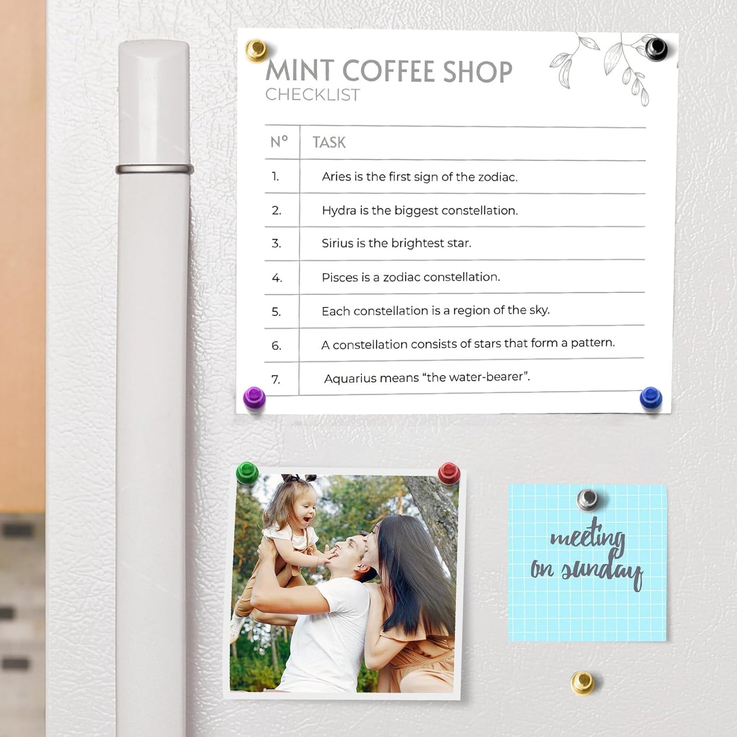 120 PCS Whiteboard Magnets, Small Strong Fridge Magnets, Magnetic White Board for Refrigerator, Black Magnetic Clips Heavy Duty for Kitchen, Office, Gadgets, Classroom, Desk Accessories