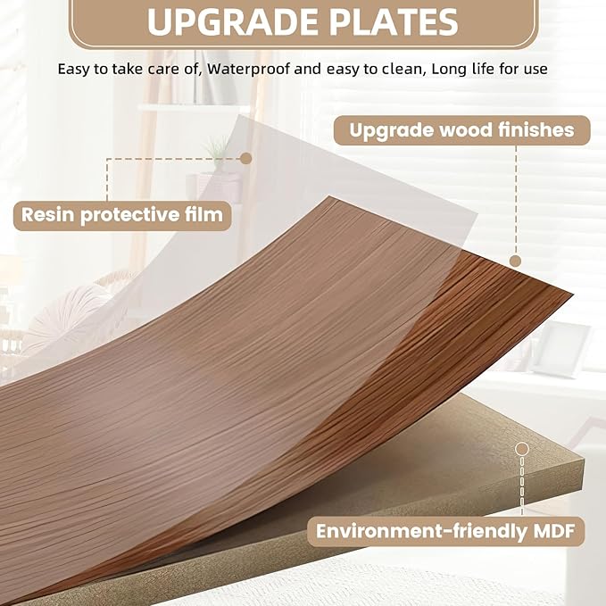 JOMEED 3 Drawer File Cabinet with Extended Desktop Lockable Wheels Under/Beside Desk Storage and Organizer Cabinet for Home Office, Small Rolling File Chest, Printer Stand, Modern Style, Walnut, Large