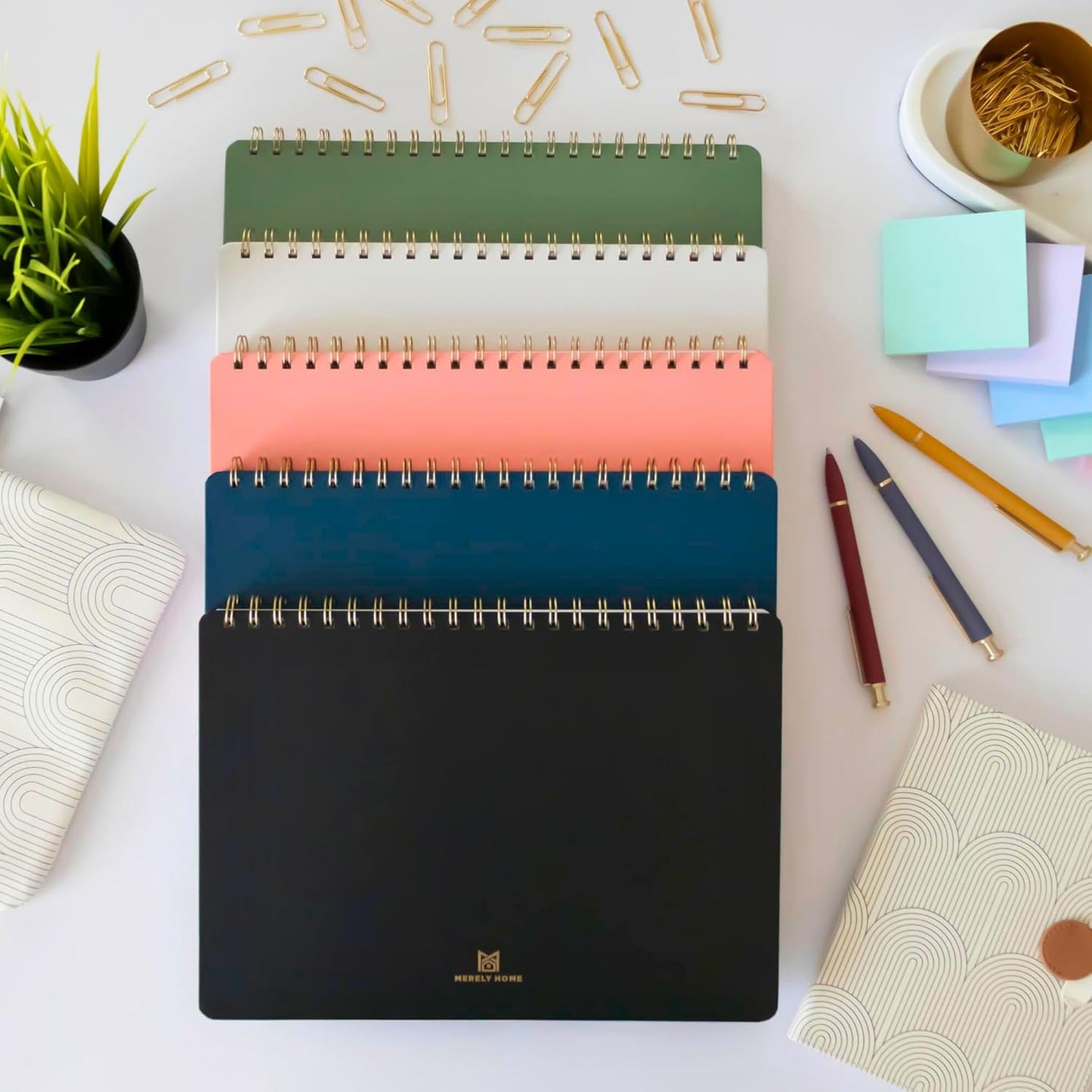 Undated Daily Planner | 8.25” x 11.75” Work To-Do Notebook | ADHD Academic Organizer | Multi-Layout | Men and Women Planner | College Supplies | Evergreen | Landscape Layout