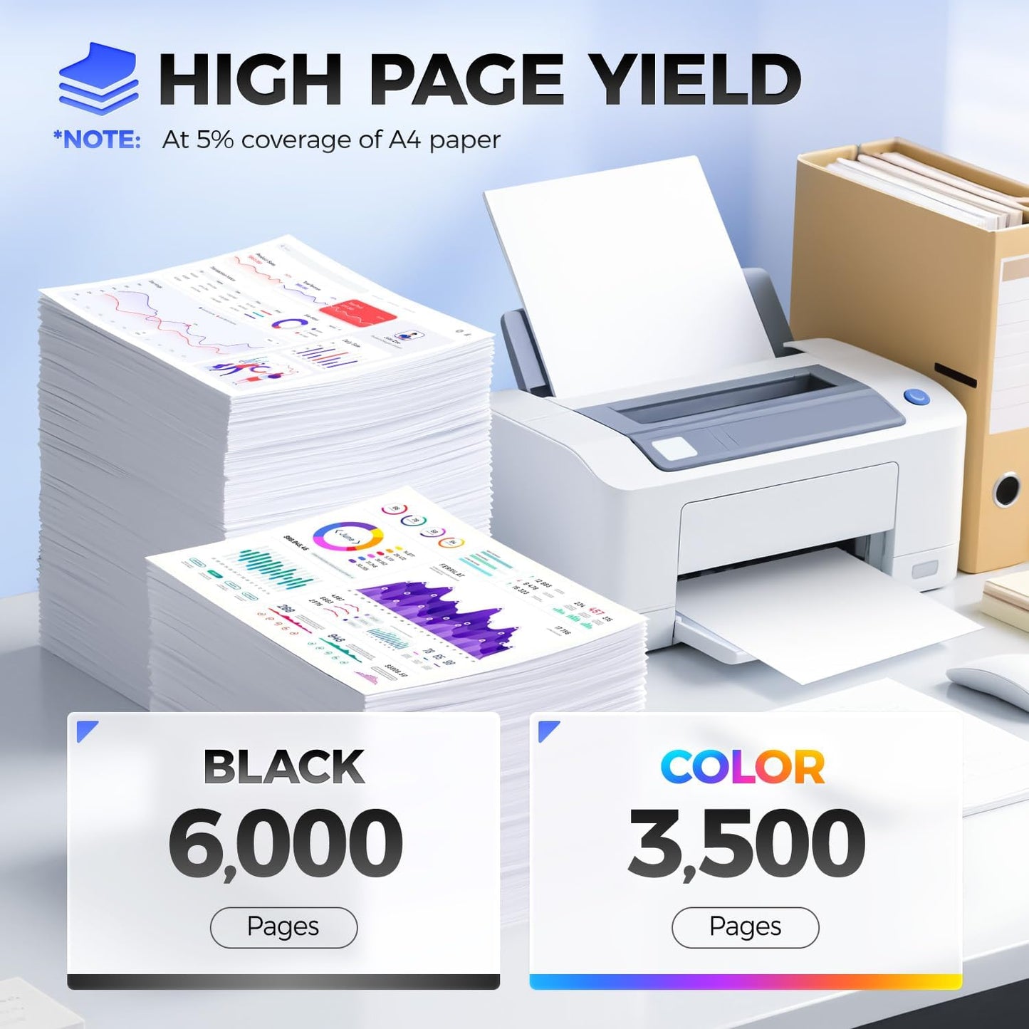 71B1HK0 71B1HC0 71B1HM0 71B1HY0 Toner Cartridge Set 4-Pack Black Cyan Magenta Yellow with chip Replacement Compatible with Lexmark CS417dn CX417de CS517de CX517de Color Laser Printer Ink All-in-One