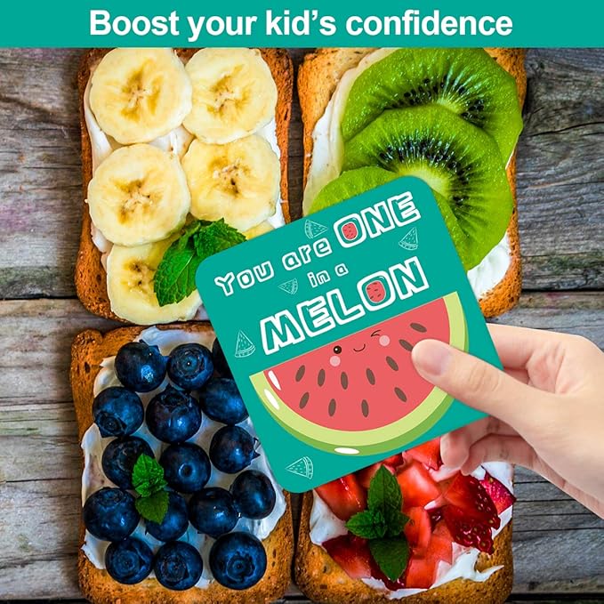 Fancy Land 60 Lunch Box Notes for Kids Cute Motivational and Inspirational Thinking of You Cards for Boy’s and Girl’s Lunchbox