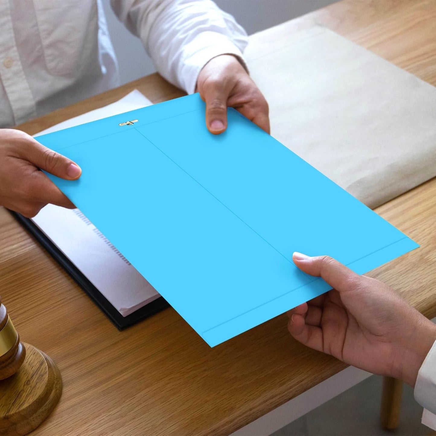 40 Pcs Extra Large Mailing Clasp Envelopes 14 x 18 Inch Jumbo Kraft Catalog Manila Envelope with Clasp Closure for Oversized Big Document Office Home Business School Storing Mailing(Blue)