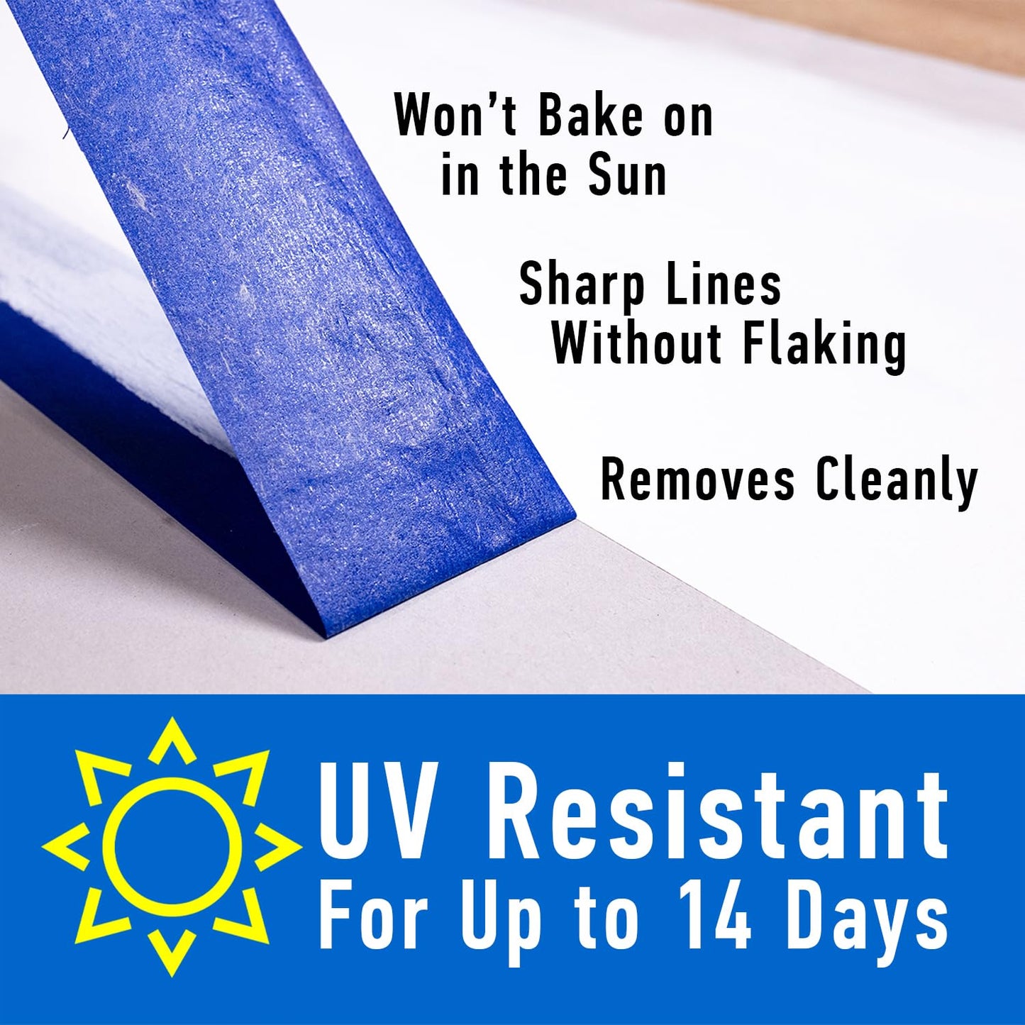 ABRO 3-Pack Blue Painters Tape: 18mm x 55M All Purpose Blue Tape, Temporary Labeling, Easy Tear, Clean Removal, Masking Tape Colored, DIY or Professional Use