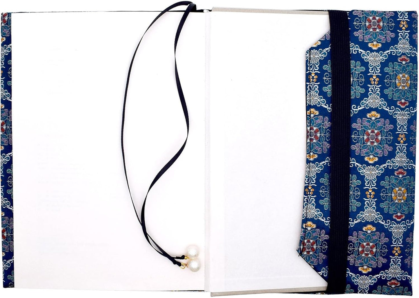 BLBMH A5 Book Covers for Paperbacks Fit for 5.5x8.4 inch Adjustable Book Sleeve Cover for Women Over 15 Soft Cloth Protector for Novels Notebook Journal - Flower Blue