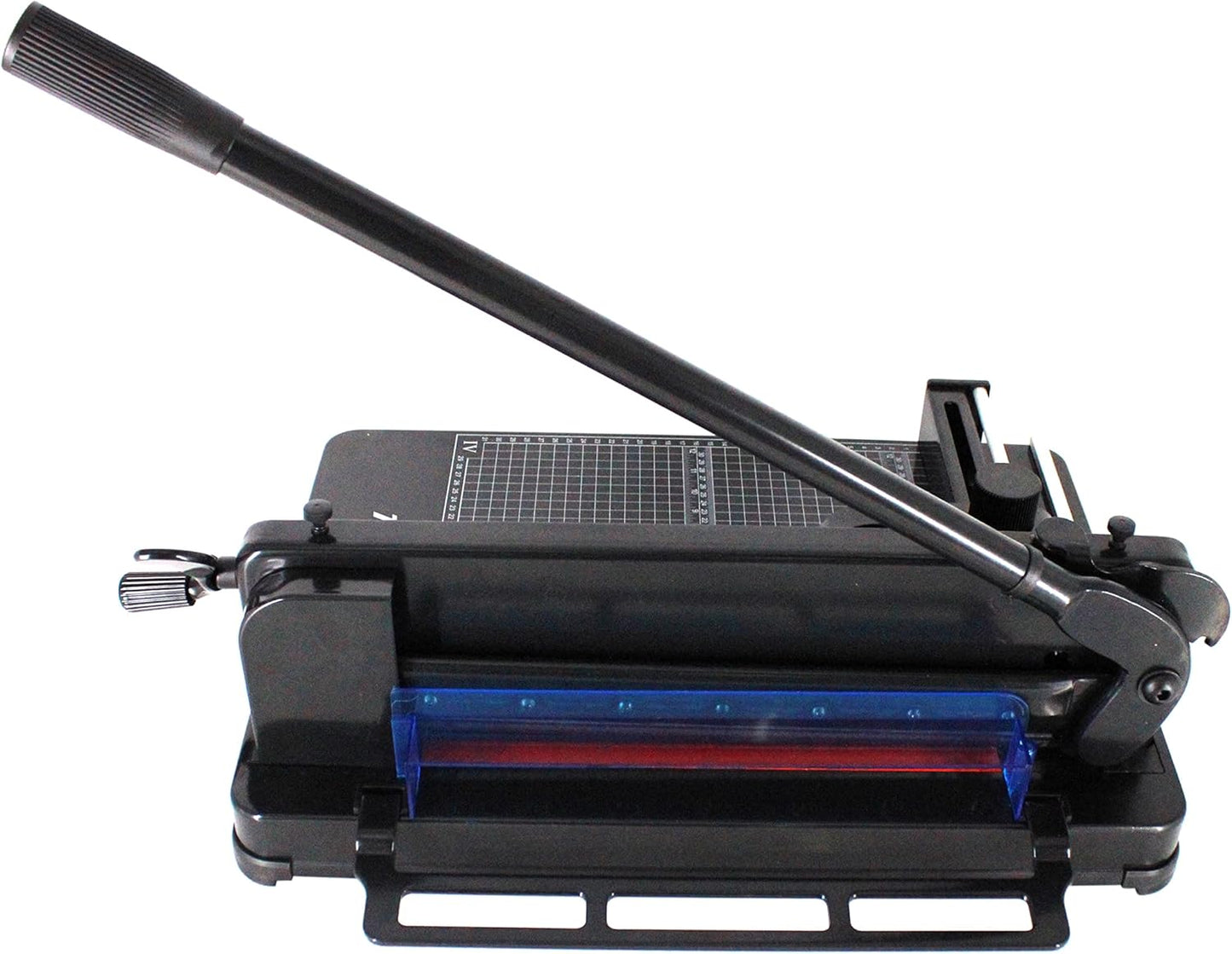 TEXALAN(R) Heavy Duty Guillotine Paper Cutter Black 400 Sheets Stack Paper Trimmer (A3-17'' Paper Cutter)
