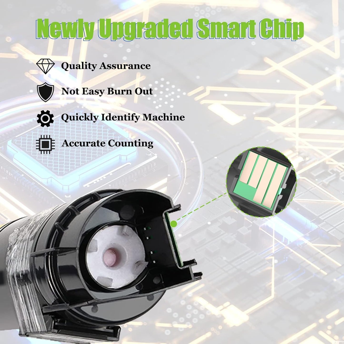 workcentre 7835 Toner 7525 Toner Cartridge High Yield Compatible for Xerox WorkCentre 7525 7530 7535 7545 7556 7830 7835 7855 7970 Printer Toner 006R01513 006R01514 006R01515 006R01516 (KCMY, 4-Pack)