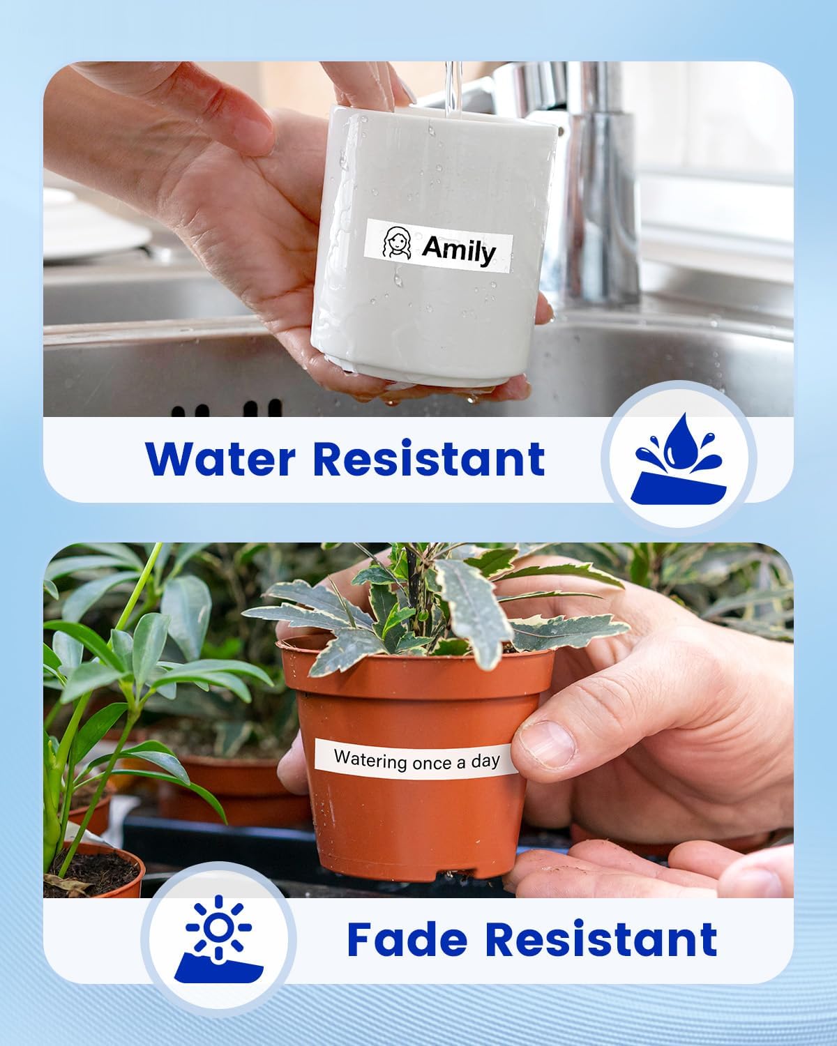 Anycolor Compatible with Epson Label Maker Tape 12mm LK-4WBN LC-4WBN 4WBN9 SS12KW 1/2" Black on White 0.47" Label Tape Work for Epson LabelWorks LW300 LW400 LW500 LW700 LW-K200PX Label Maker, 5-Pack