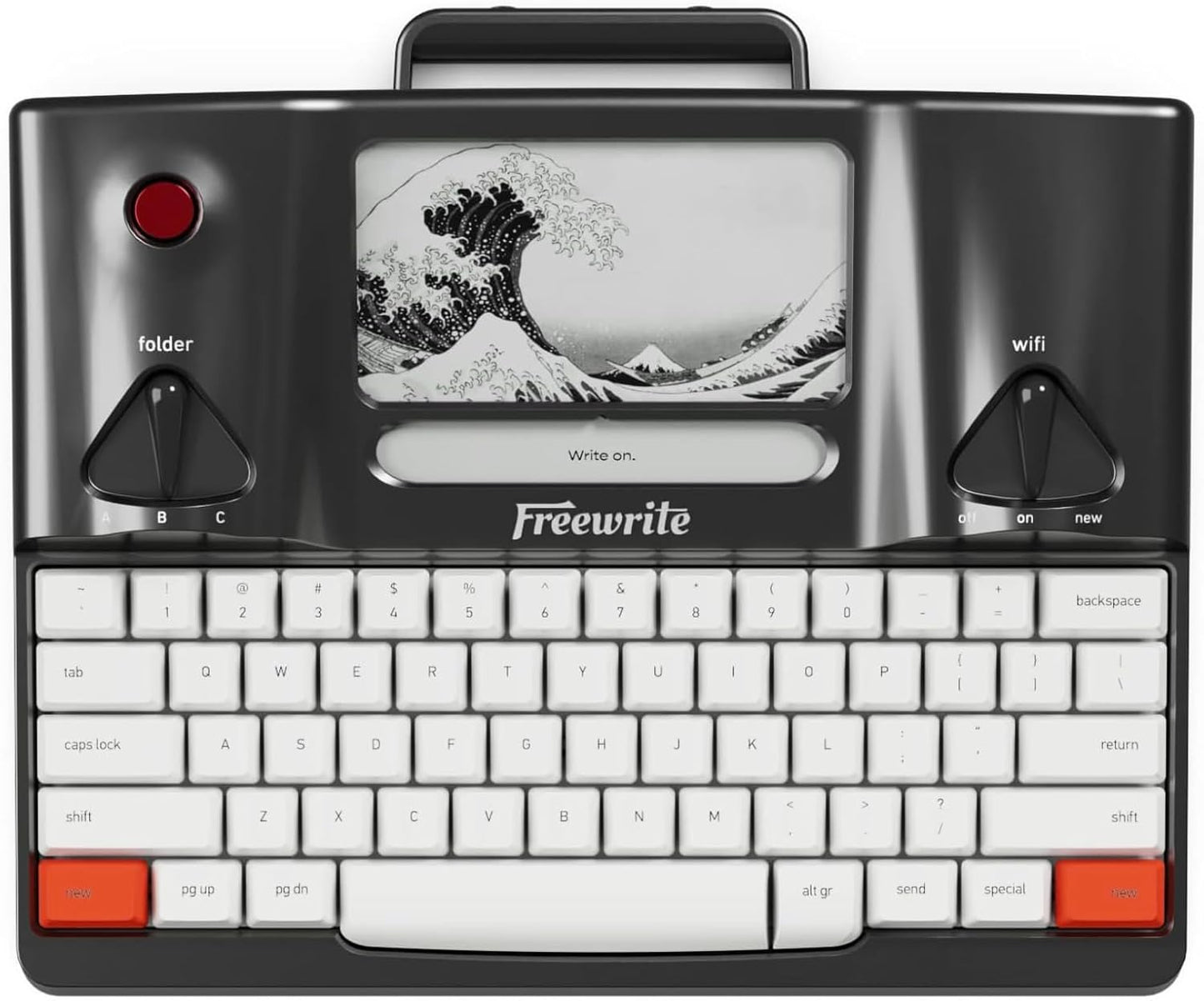 Freewrite Smart Typewriter | Digital Typewriter with E Ink Display for Distraction-Free Writing | WiFi-Enabled Word Processor Syncs Directly to The Cloud | Dedicated Drafting Machine for Authors