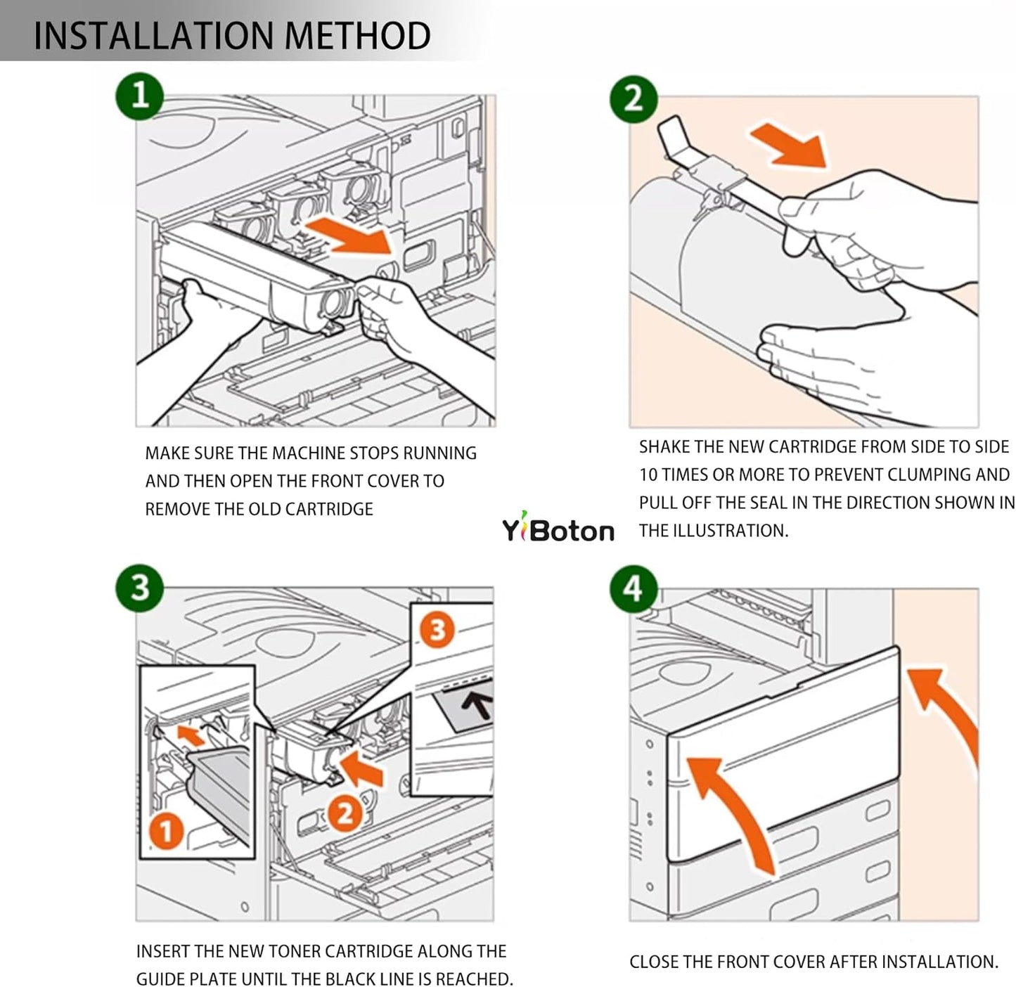 T09 Yellow Toner Cartridges with Chip 3017C005AA Replacement for T09 Toner Suitable for ImageCLAss X LBP1127C MF1127C Printer