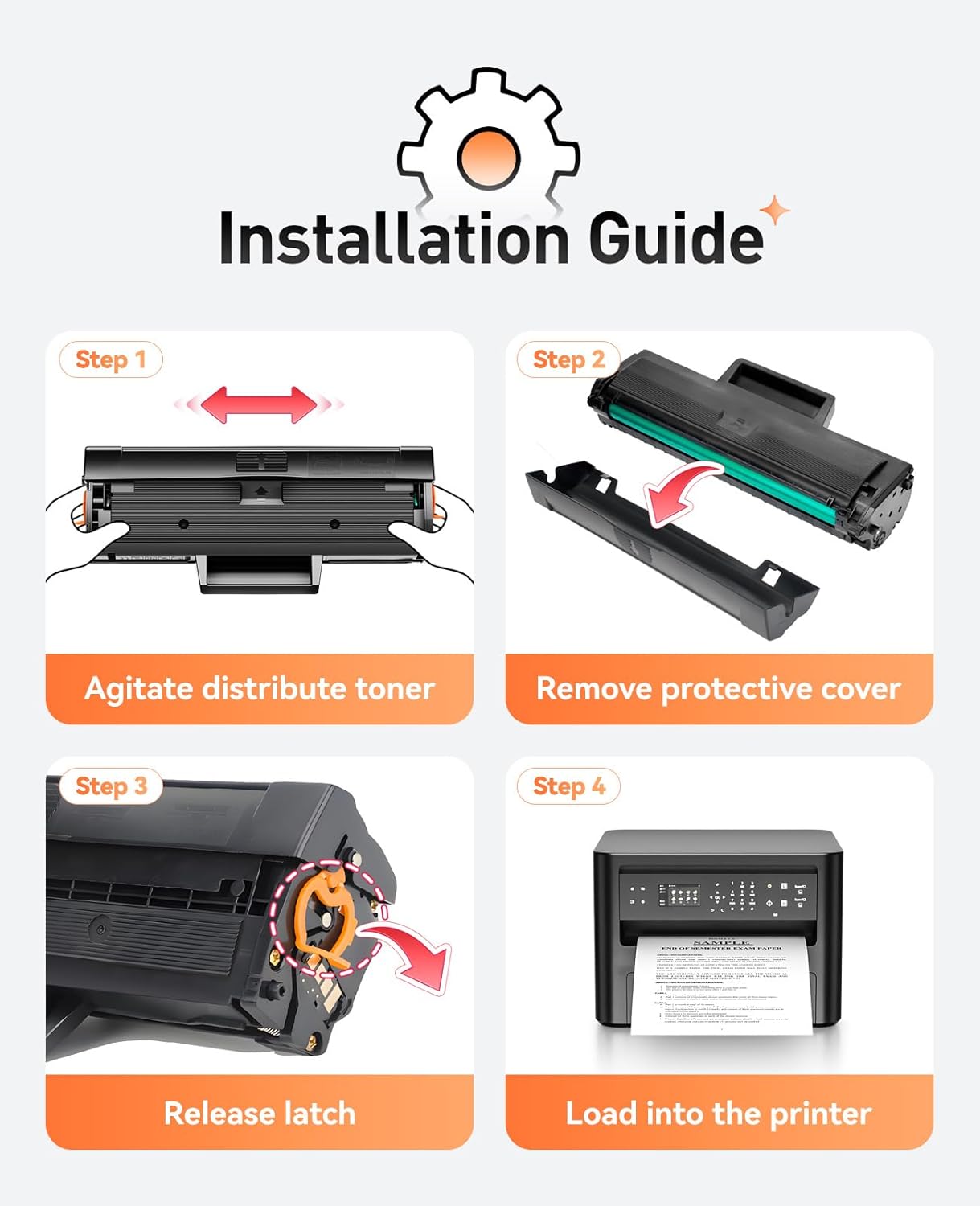 MLT-D111S Toner Cartridge High Yield Black 2-Pack Replacement for Samsung MLT-D111S 111S MLT111S D111S for Samsung Xpress M2020W M2070FW M2070W M2020 M2024W M2074FW M2070F M2022 M2026 M2070 Printer