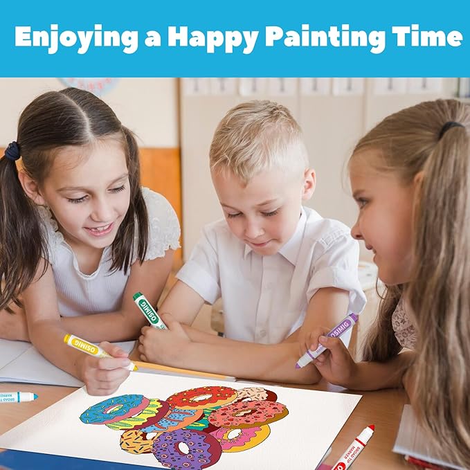 Washable Markers Bulk, 240 Count, 12 Assorted Colors, Markers for Classroom, Broad Line Conical Tip, Large Capacity, School Art Supplies for Kids