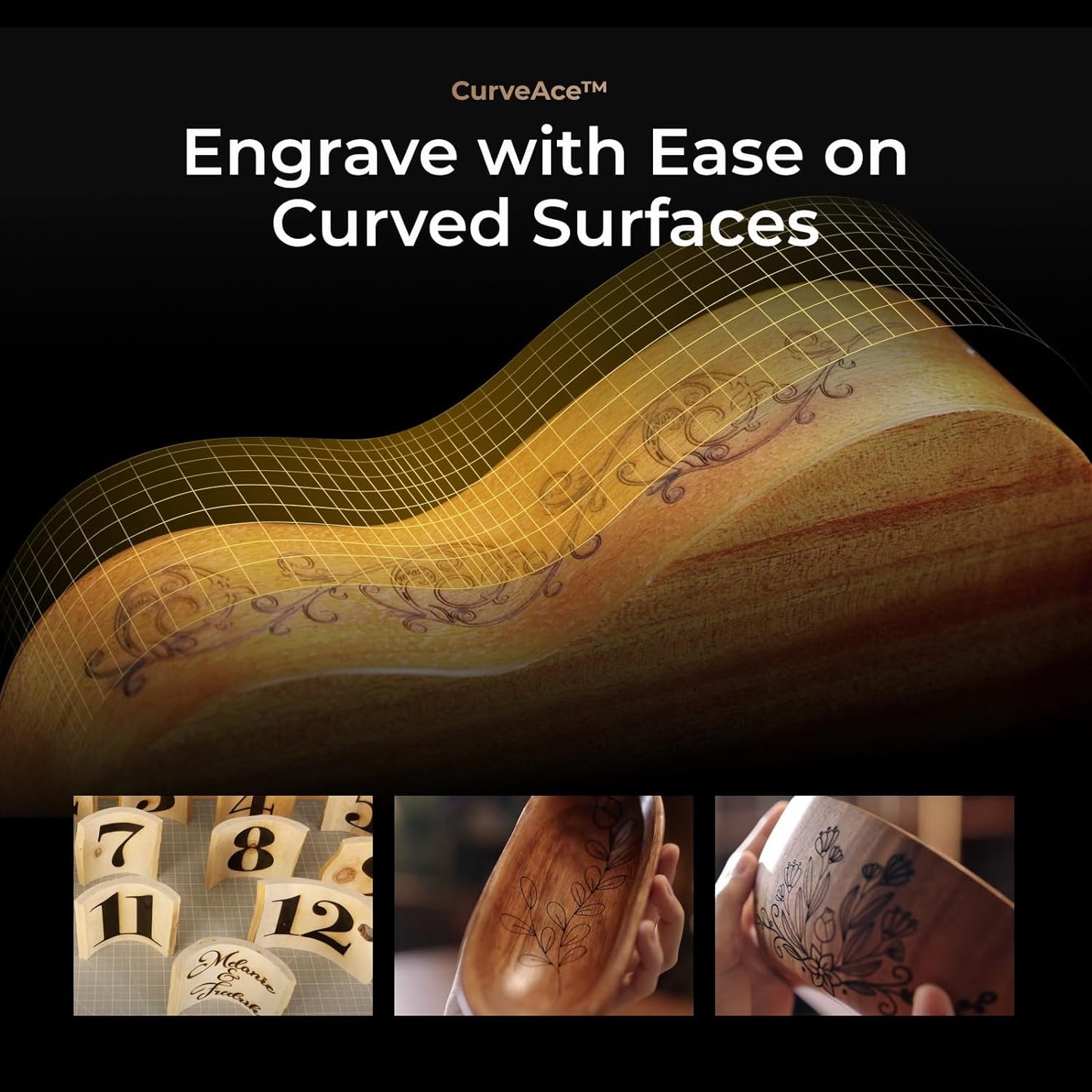 xTool P2 55W CO2 Laser Cutter, Smart Desktop CO2 Laser Engraver and Cutter Machine, Dual Smart 16MP Cameras, Curved Surface Engraving, Create with Wood and Metal Acrylic Glass Fabric Leather (White)