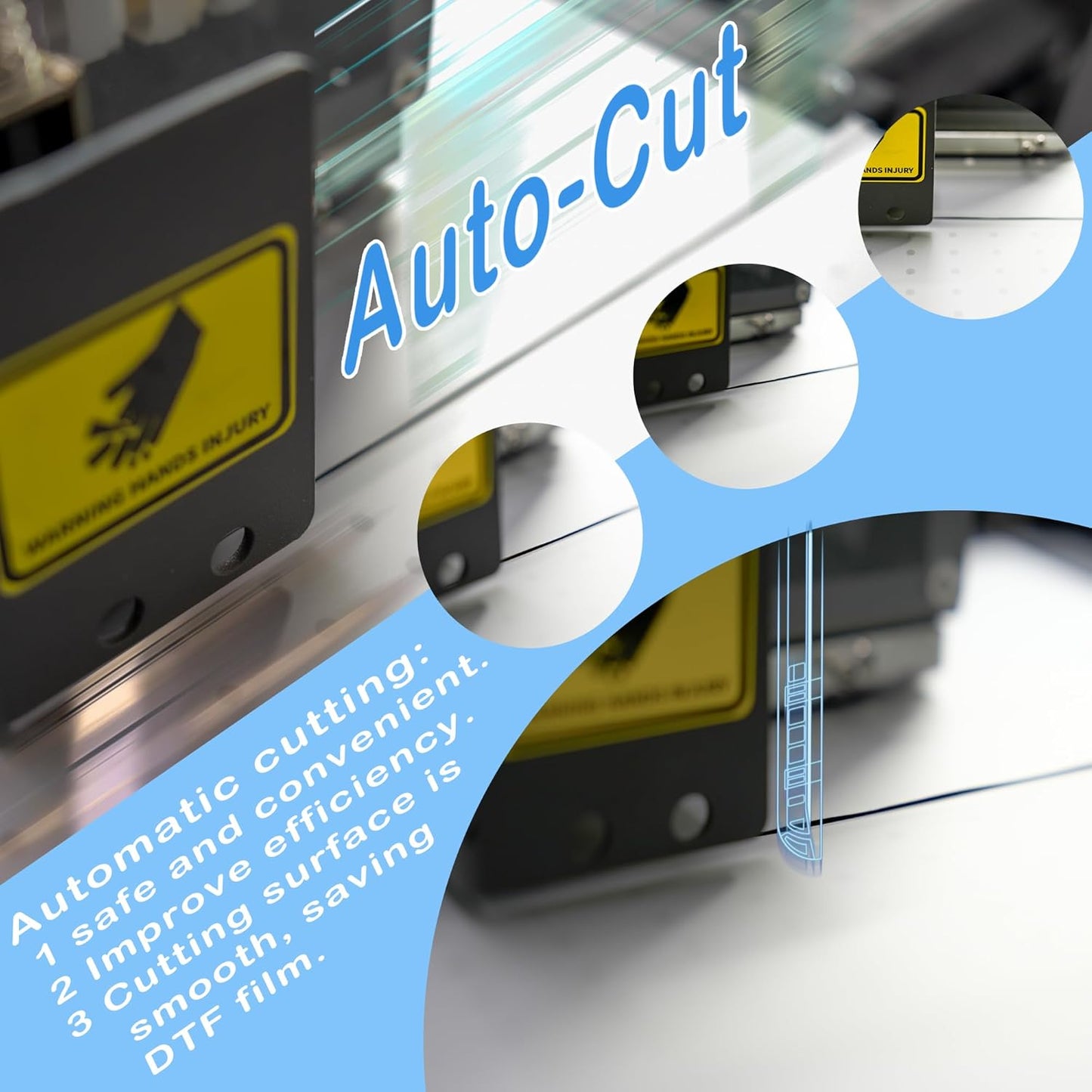 Lancelot Auto-Maintenance M1630 Pro DTF Bundle with Roll Feeder,White Ink Circulation for DIY T Shirt Printing,Doubled Speed Over L1800,L805 DTF Printer Machine(Printer+Oven+Laptop+Consumables)