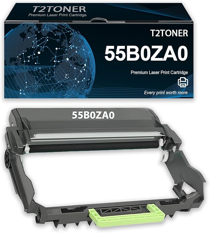 55B0ZA0 Drum Unit 55B0ZA0 Imaging Unit Remanufactured Drum Compatible for MS331 Drum Unit B3340dw B3442dw M1342 MB3442adw MB3442i MS331dn MS431dn MX331adn MX431adn XM1342 Printer