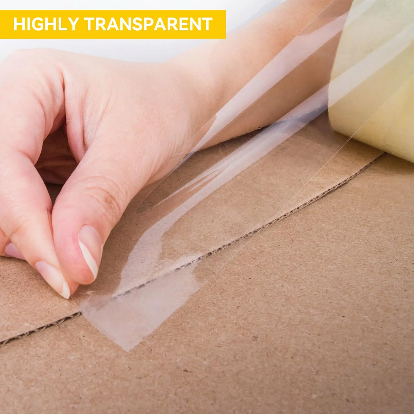 Clear Packing Tape Refills, Total 1320 yd., Heavy Duty Shipping Tape, Each 2 inch x 110 Yards x 2 mil Thick for Shipping, Packaging, Sealing and Moving 12 Rolls