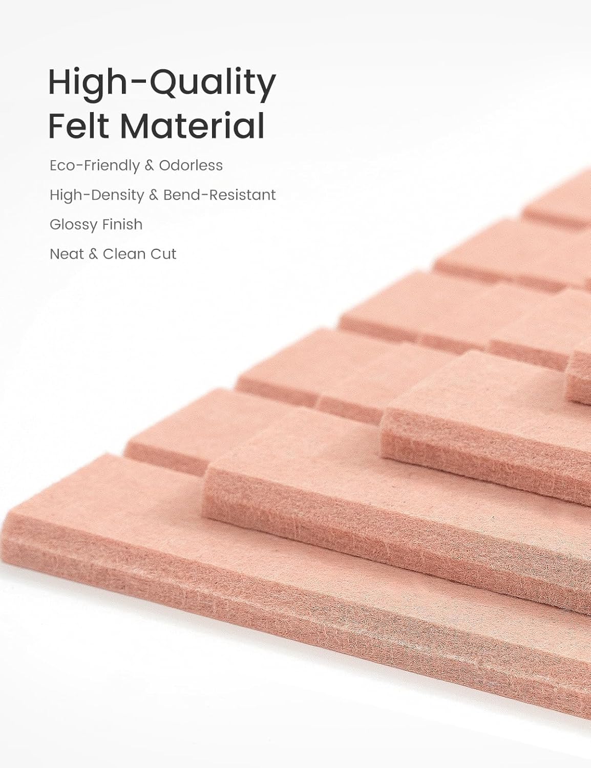 Bumusty Large Cork Board Alternative-47 x35 Felt Bulletin Board Tiles, with 30 Pushpins, 70 Adhesive Tabs, 12-Pack Slat Wall Paneling, Cork Boards for Office Push Pin Board Felt Board-Coral