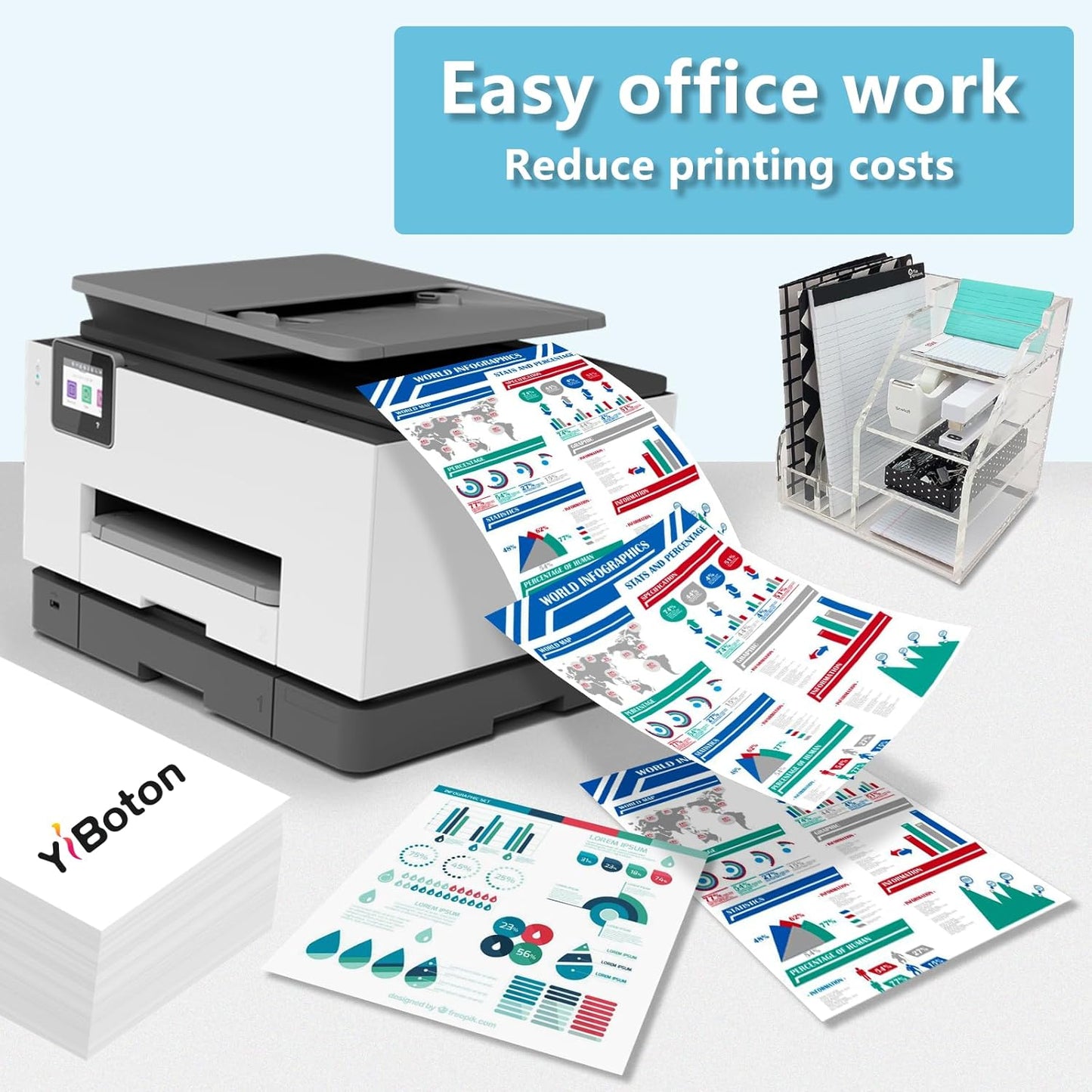 PFI050 PFI-050 Ink Black Cyan Magenta Yellow Ink Compatible for Canon PFI050 PFI-050 imagePROGRAF TC-21 TC-21M TC-20 TC-20M Printers Ink (4-Pack 70ML)