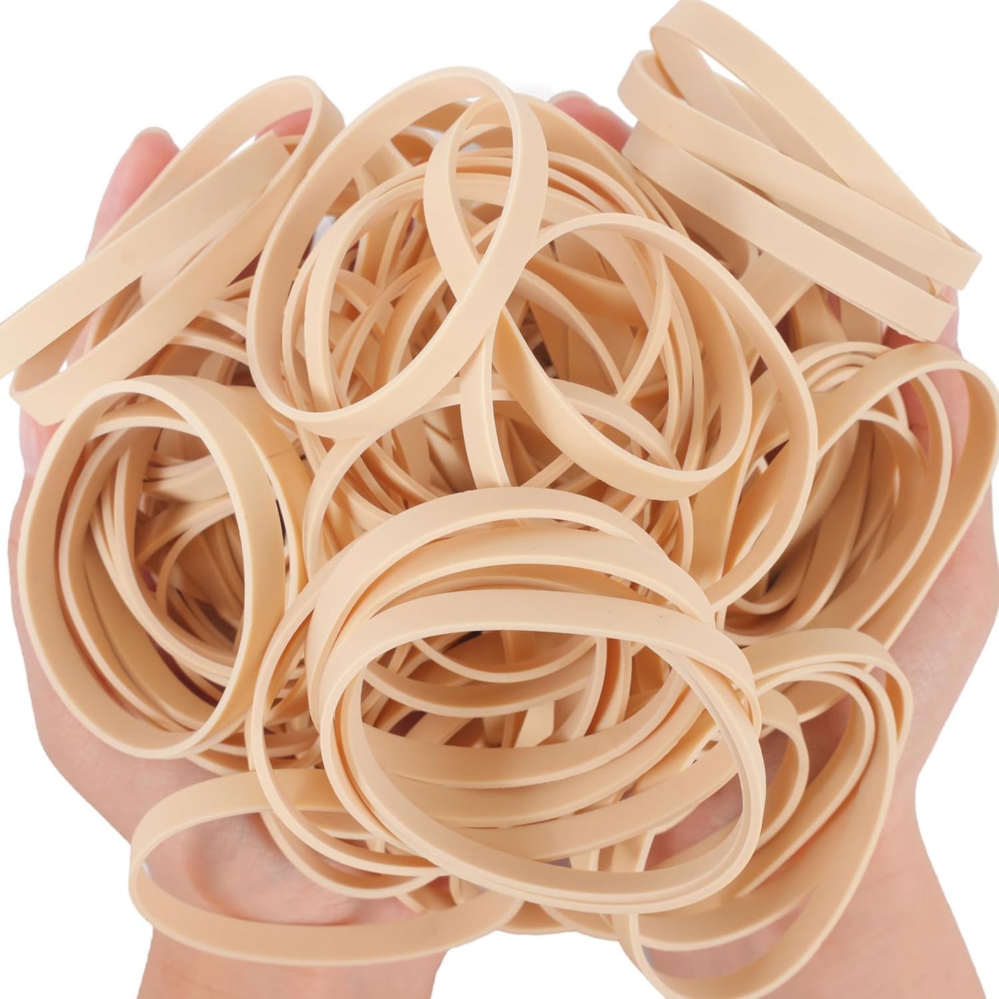 Rubber Band Depot, Size #64, Everyday Rubber Bands - Rubber Band Measurements: 3-1/2" x 1/4'' - Approximately 80 Rubber Bands Per Bag - 1/4 Pound Bag