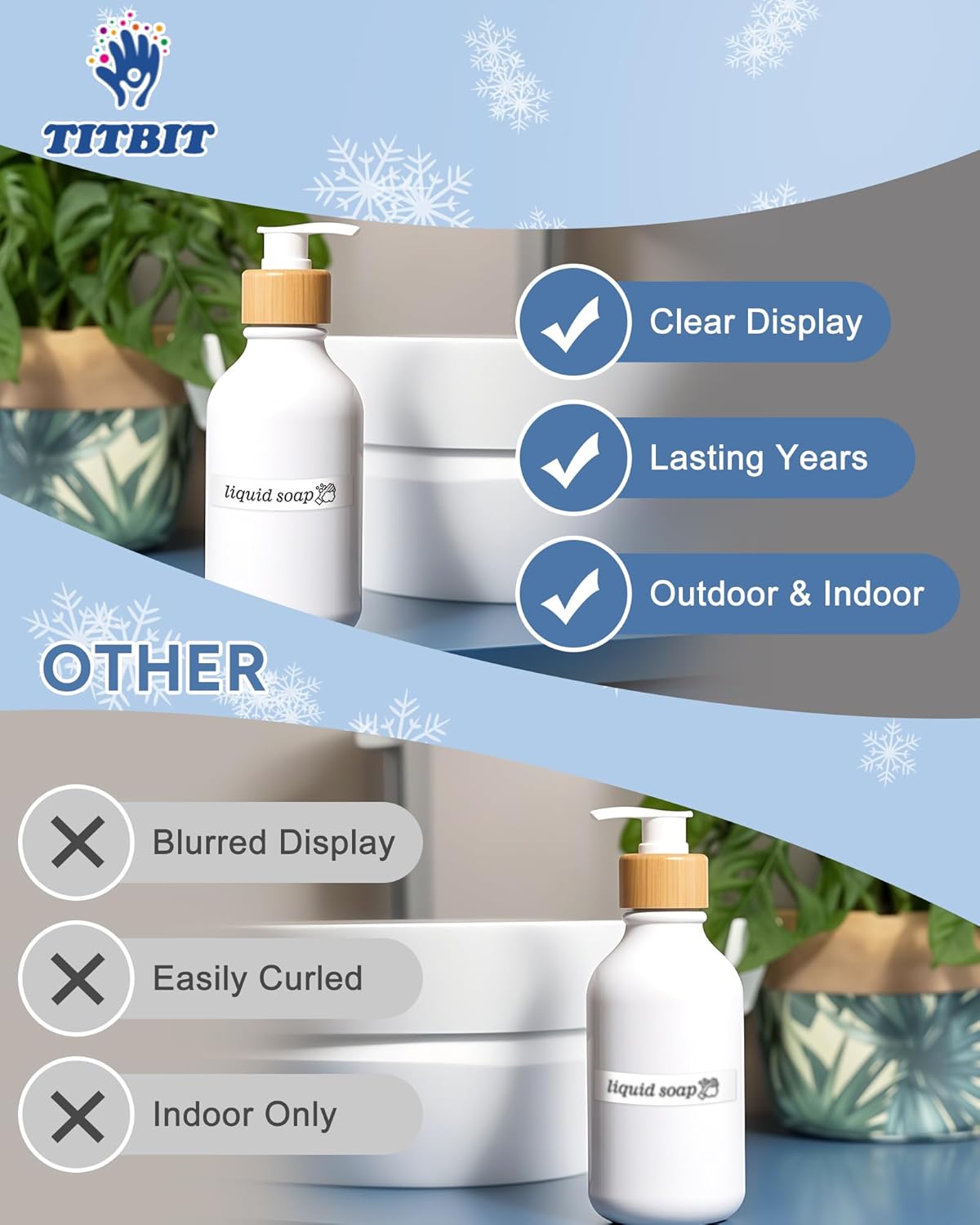 TITBIT 15Pack Compatible with Brother P Touch Refill Tape Cartridges Fit for Label Maker PT-D210 PT-H110 P Touch Cub,12mm 0.47 Laminated White TZ Tape TZe-231 TZE231,Black on White,for PTD410 PTD600