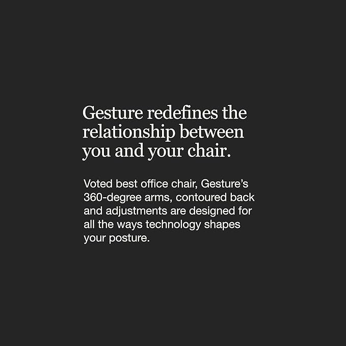 Steelcase Gesture Office Chair - Ergonomic Work Chair with Wheels for Carpet - Comfortable - Intuitive-to-Adjust for Desk - 360-Degree Arms - Coconut Yellow Fabric