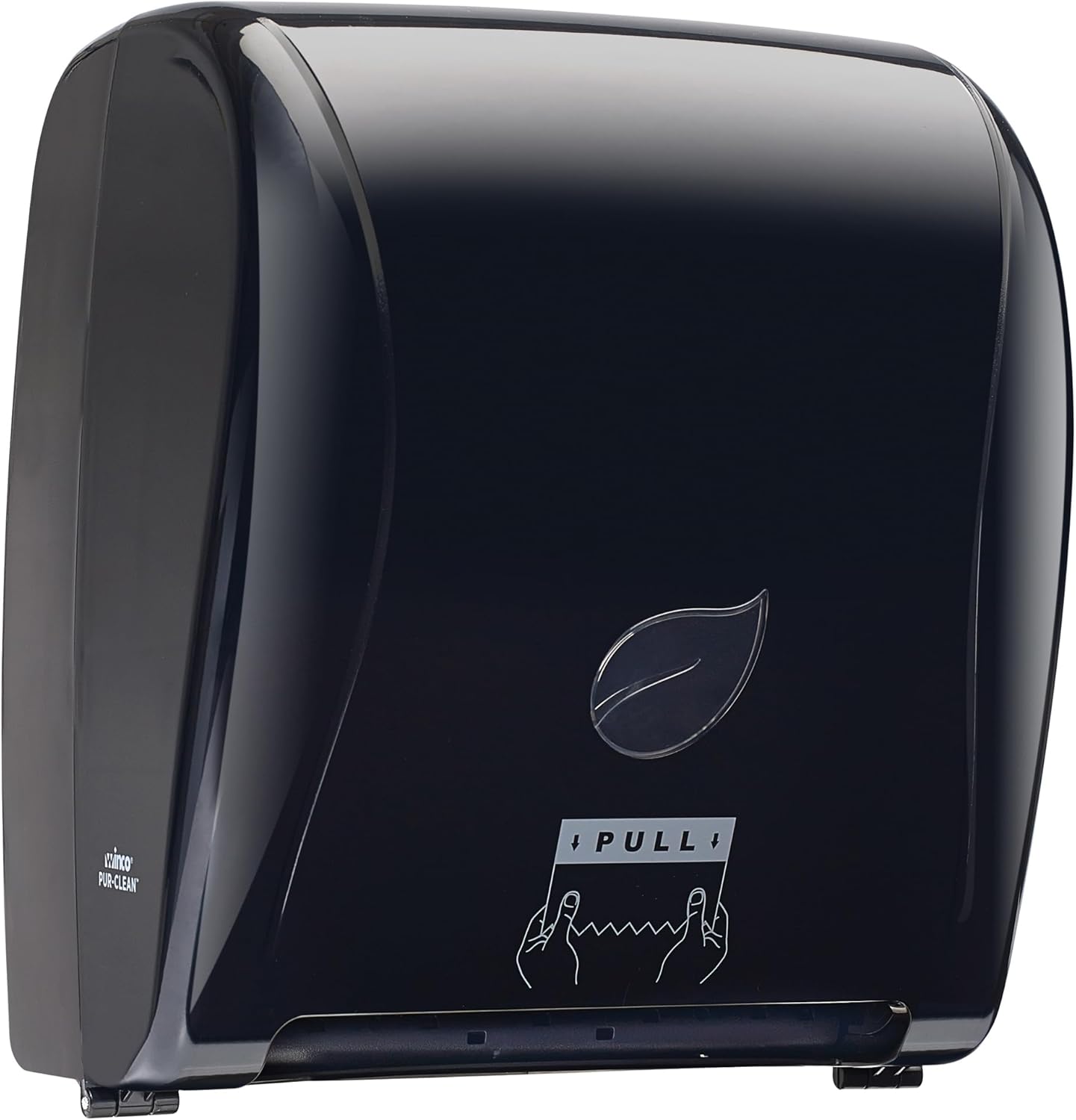 Winco TDAC-8K Commercial Wall Mount Paper Towel Dispenser, Auto-Cut 9" Sheets, Black