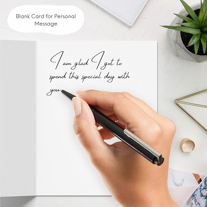 ALY LOU Naughty Anniversary Card for Boyfriend Husband, Funny Birthday Card for Him Her, Sarcastic Adult Card for Wife Girlfriend, Dirty Greeting Card (I'll Love You Even When Things Get Saggy)