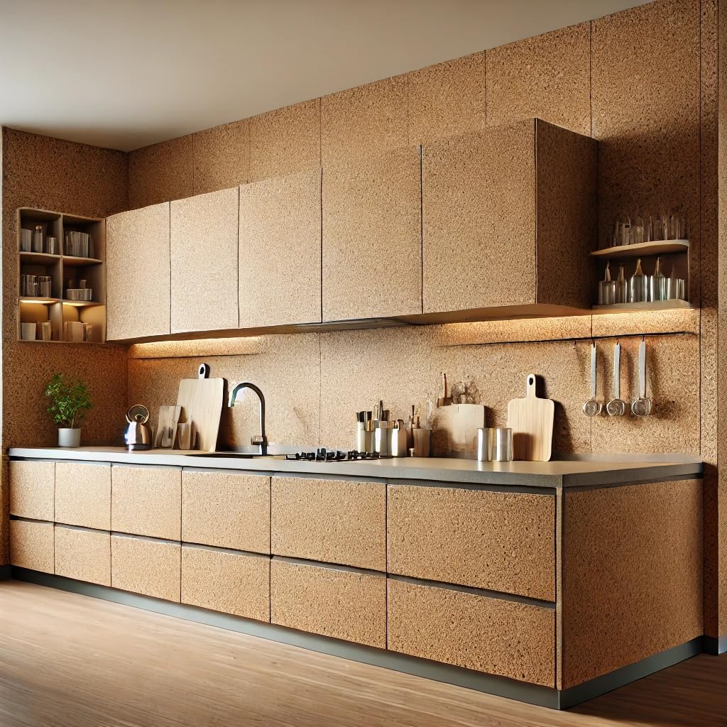 Manton Cork Premium Cork Roll - 4' x 14' x 3/8", 100% Natural Facing Grade Material for Bulletin Boards, Decorative Photo and Message Push Pin Displays - Perfect for Home, School, and Office