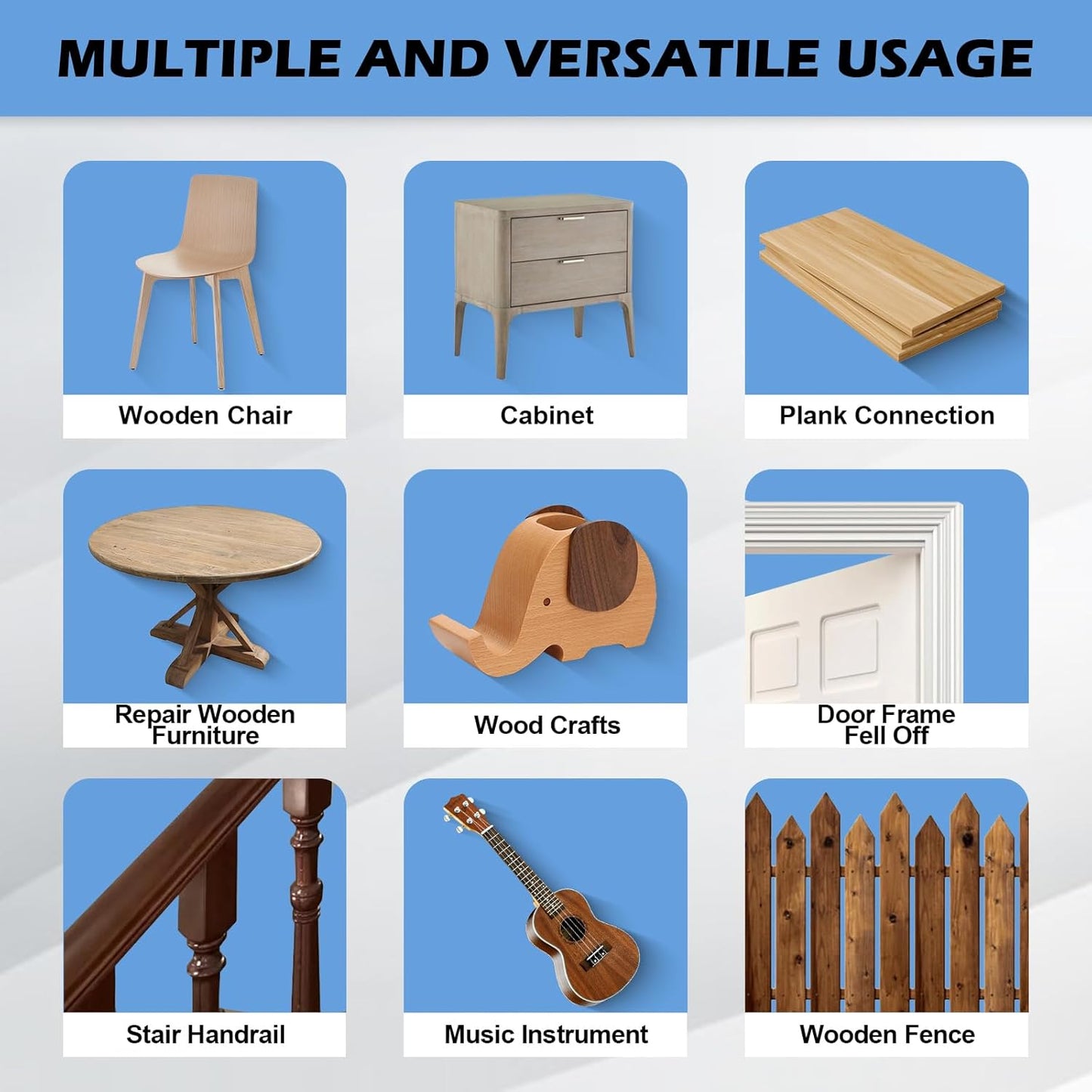 Professional Grade Cyanoacrylate Super Glue, Ultra Thick Viscosity CA Glue for Woodworking, 2 oz. (56.8 Grams) - Instant Adhesive for Woodworking, Gap Filling, Heavy Duty Wood Bonding
