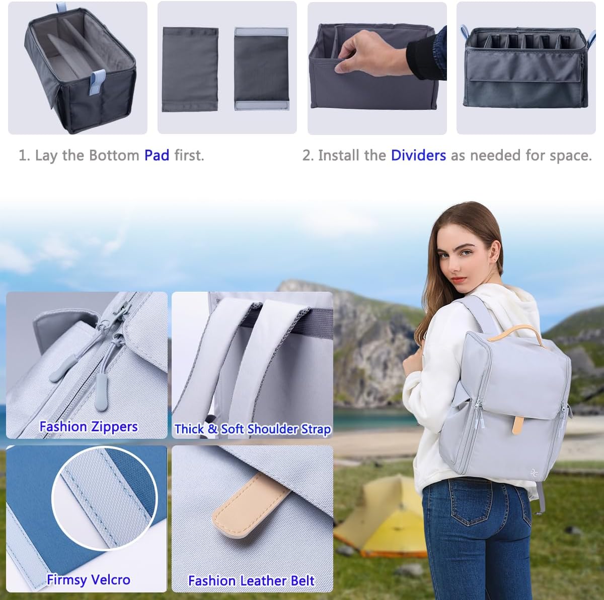 Togood Ultra-Large Storage Marker Pens Backpack, Shoulder Bag for Pens. Up to 300pcs pens