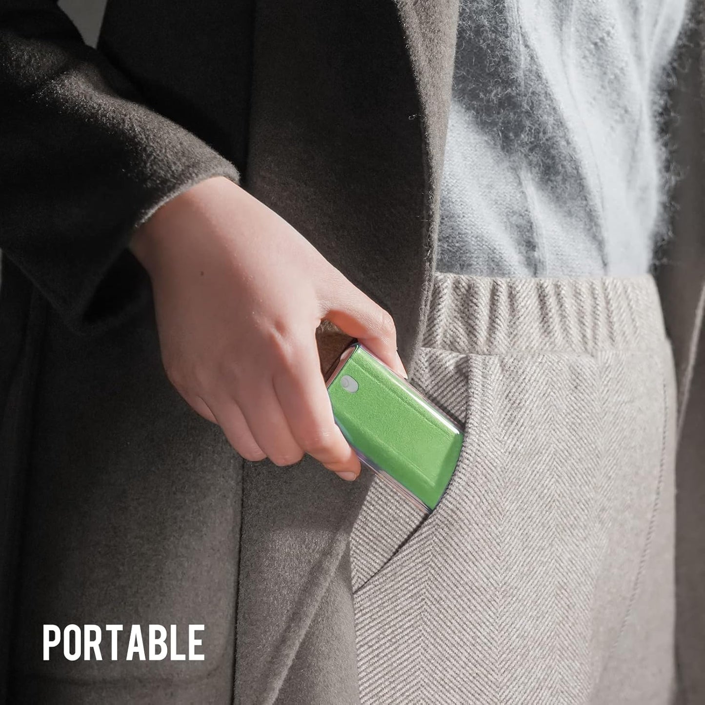 CLICK CLEAN Touchscreen Mist Cleaner, Screen Cleaner, All in One Screen Cleaner Spray with Microfiber and Phone Stand for All Phones, Laptop and Tablet Screens (Green)