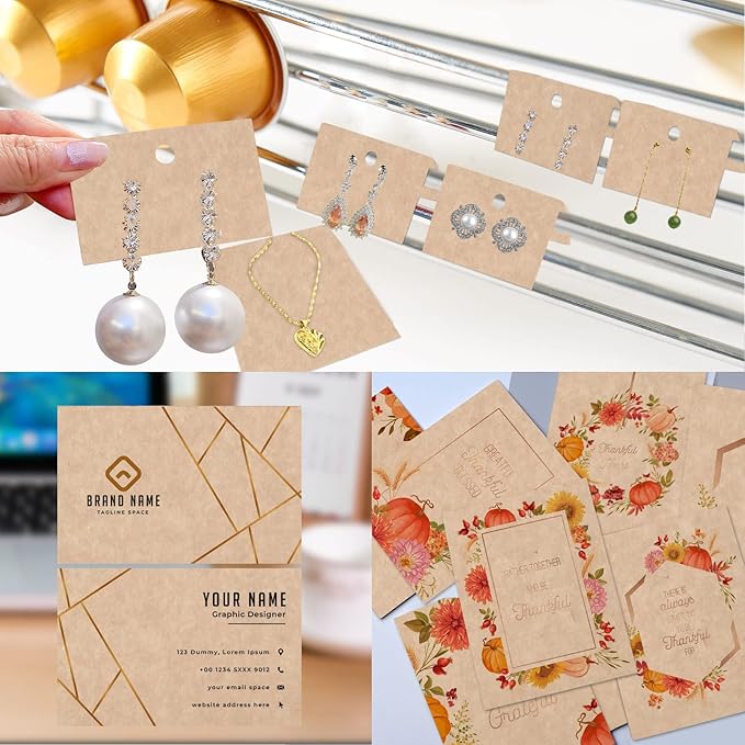 24 Sheets Parchment Cardstock 8.5 x 11 Textured Printer Paper, Goefun 90lb Tan Card Stock Printer Paper for Scrapbooking, Cardmaking, Invitations and Crafts