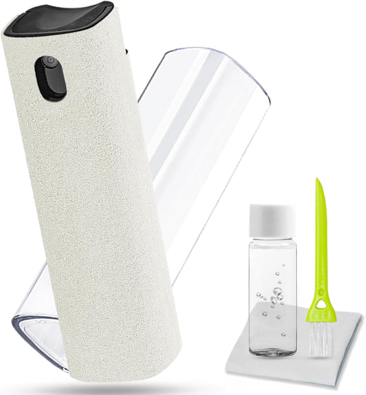 walrfid Car Screen Cleaner Spray, Electronic Touchscreen Mist Cleaning Brush Kit for TV, Laptop, iPad, iPhone, Cellphone, MacBook Pro, Tablet, PC, Computer, Monitor, LCD Screens, Eyeglasses - Cream