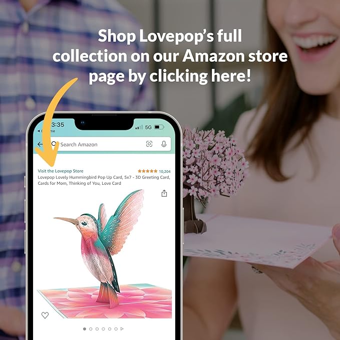 Lovepop Birthday Pop-Up Card for Her, Him, Men, Women - 3D Animal Greeting Cards - Purrfect Birthday - 5" x 7" - Blank Notecard & Envelope Included