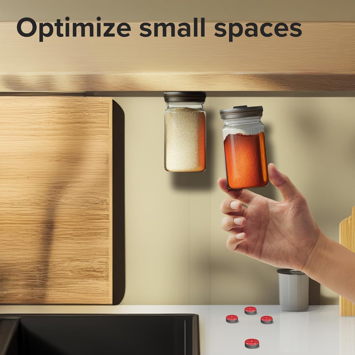 X-bet MAGNET - Adhesive Magnets - 50 Pieces - Round Disc - Strong Sticky Adhesive Backing - Ceramic Ideal for DIY, Craft, Kitchen - 0.7"x0.2"