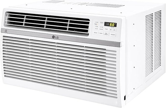 LG 12,000 BTU Smart Window Air Conditioner, 115V, AC Window Unit for Rooms up to 550 Sq. Ft., Perfect for Kitchen or Living Room, Phone & Voice Control, Works with LG ThinQ, Amazon Alexa, Hey Google