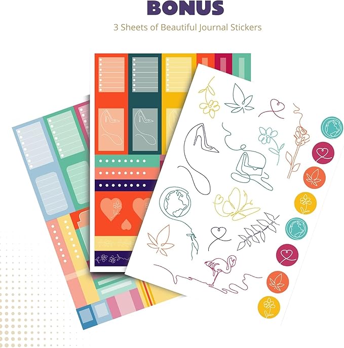 Dotted Journal – 140gsm Bleed Proof Thick White Paper – 200 Numbered Dot Grid Pages – 5.8 x 8.3 inch Bullet Dotted Notebook