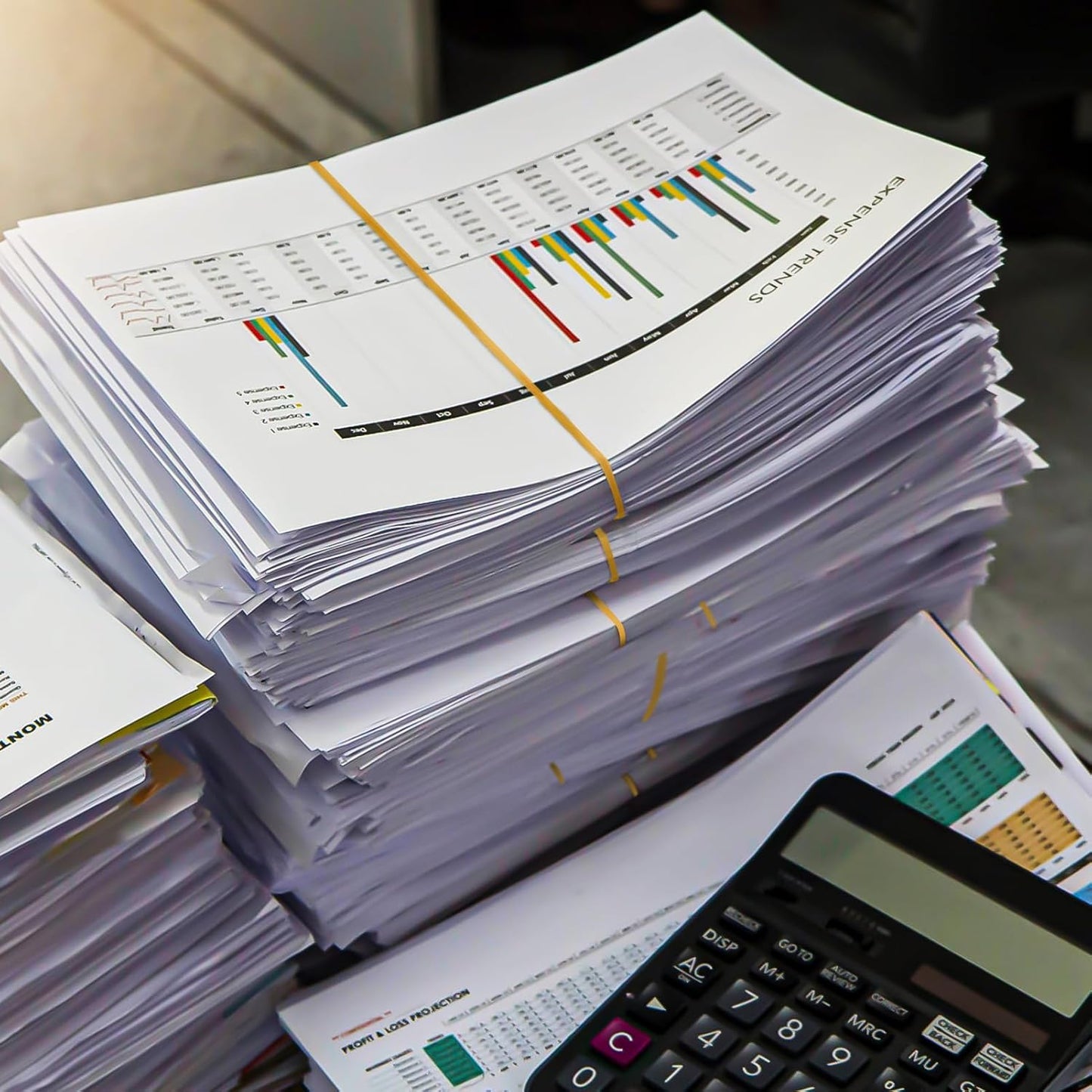 120 Pieces Heavy-duty Rubber Bands, Large Latex Rubber Bands, Thick Elastic Rubber Wrapping Bands for Office Tie Up Garbage Bag Notebook File Packing (Yellow 3.8in Long)