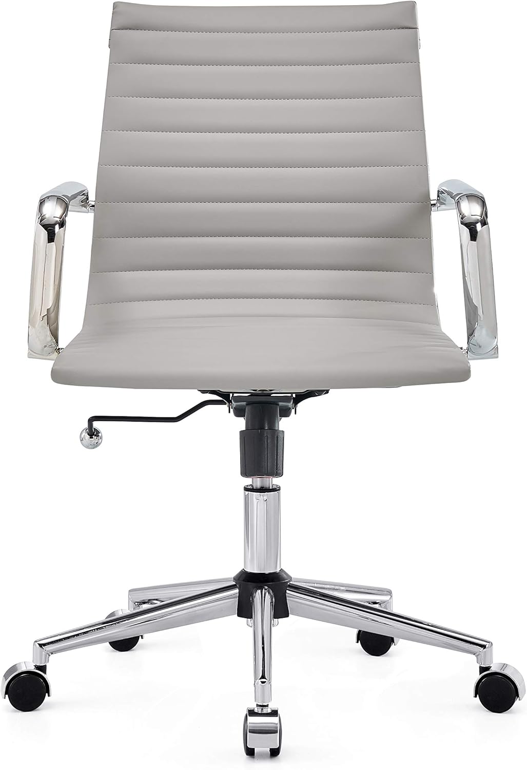 Chair, Desk Computer Chair ，with Armrests ，Ergonomic Office Chair for Home and Office, 17.32 x 22.83 x 35.43 inches, Multiple Colors (Grey)