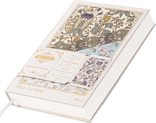 Hardcover Journal for Women Girls, A5 God Lined Journal Notebook, Cute Journal for Writing, Aesthetic Journal, College Ruled Notebook with 100 Gsm Thick Paper, 320 Numbered Pages