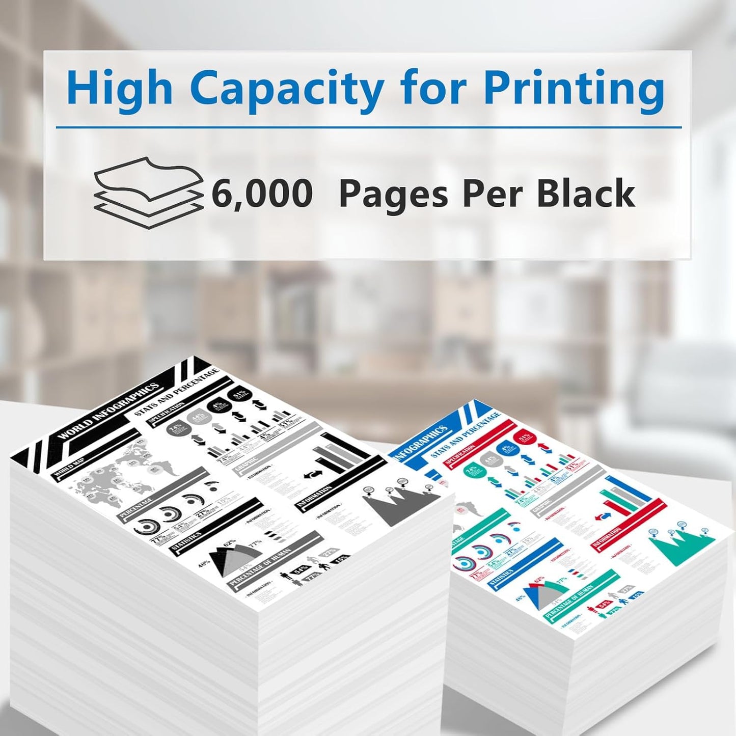 High Yield B241H00 Black Toner Cartridge Compatible with Lexmark B241H00 Toner Cartridge for B2338 B2338dw B2442 B2442dw MB2338 MB2442 Printers (6,000 Pages)