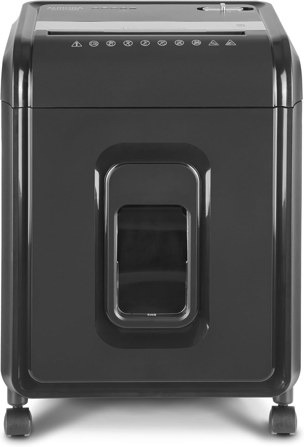 Aurora AU1275MB High-Security 12-Sheet Micro-Cut Paper and CD/Credit Card Shredder/ 5.7-Gallon Pullout Basket/60 Minutes Run Time