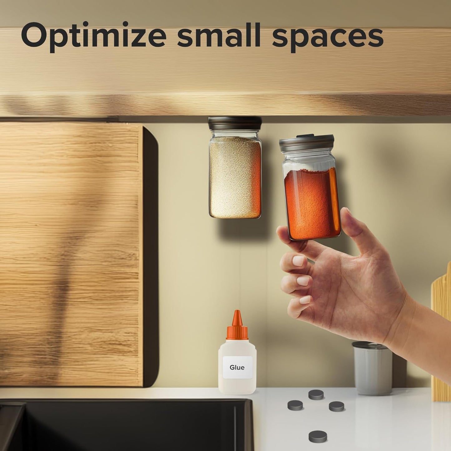 Strong Magnets Heavy Duty (45 pcs 0.6x0.12) - Round Magnet - Ceramic Magnet Ideal for DIY, Craft, Kitchen