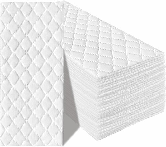KMAKII Microfiber Dusting Cloths, Diamond Pattern, Disposable Cleaning Cloths for Floor, Furniture, Glass, Electronics, High Absorbency, Sheets, 8.7×11.8 inches (90)