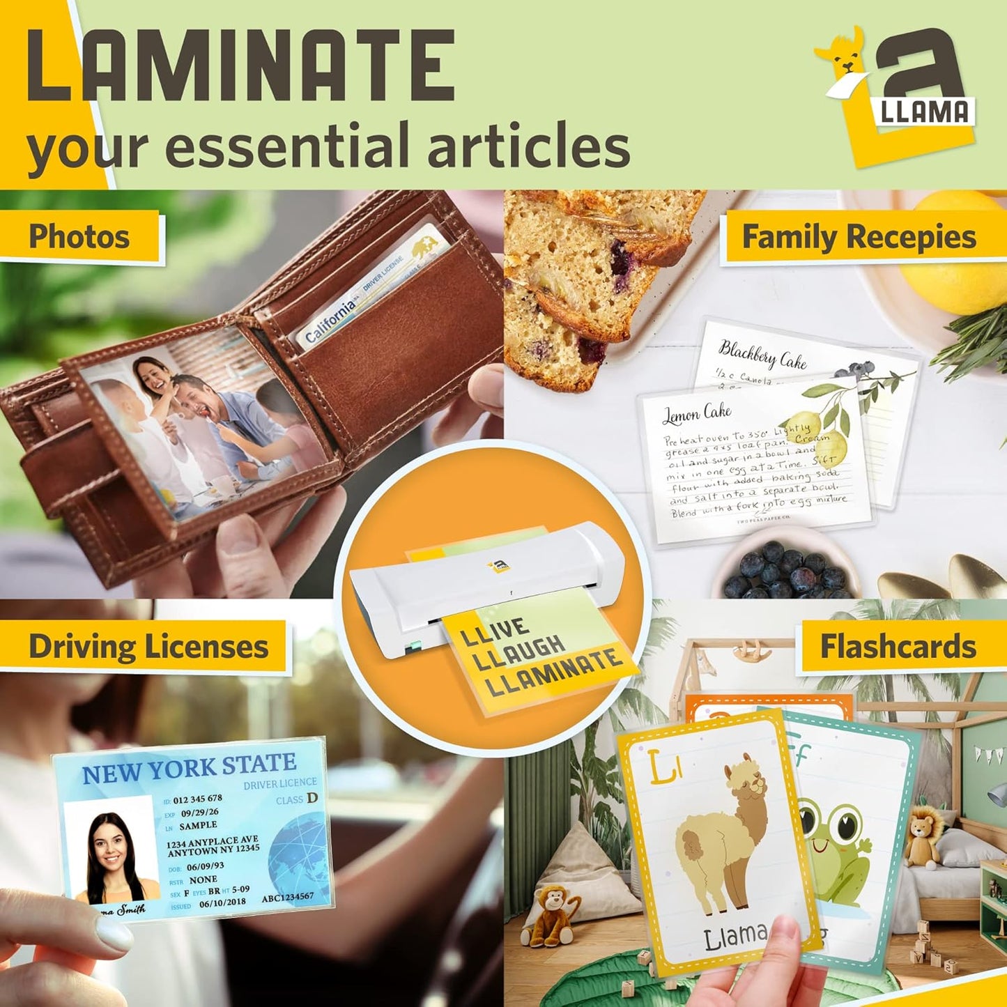 Thermal Laminating Pouches, Matte Finish, 2.6 x 3.9 Inches, 5 Mil Thick, 50 Pack, Suited for Business Card Size Laminating Sheets 2 x 3.5